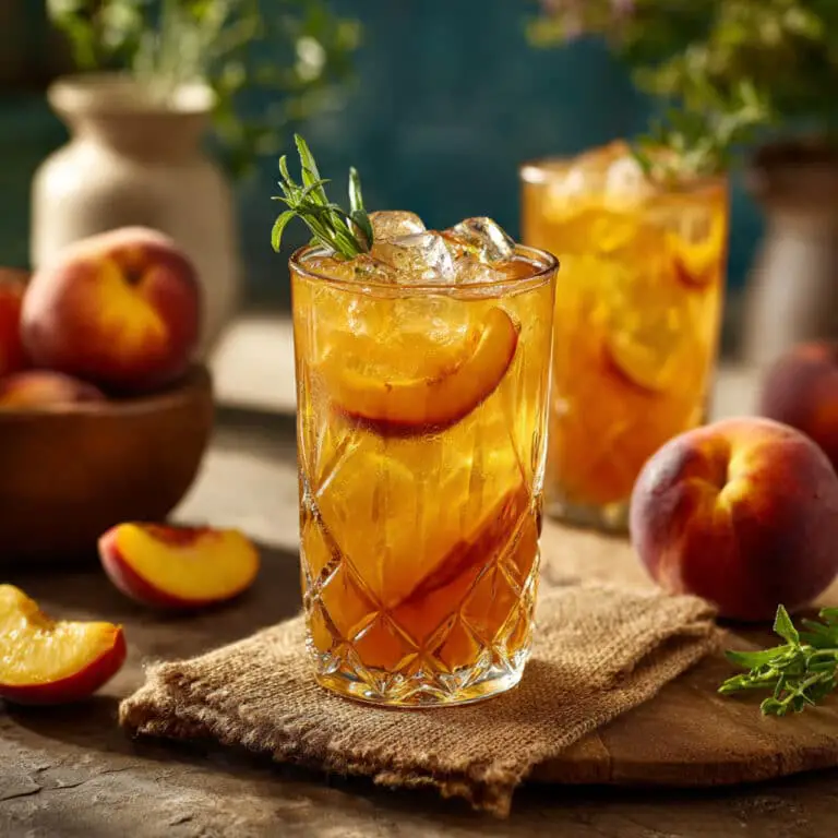 Iced Peach Tea Lemonade