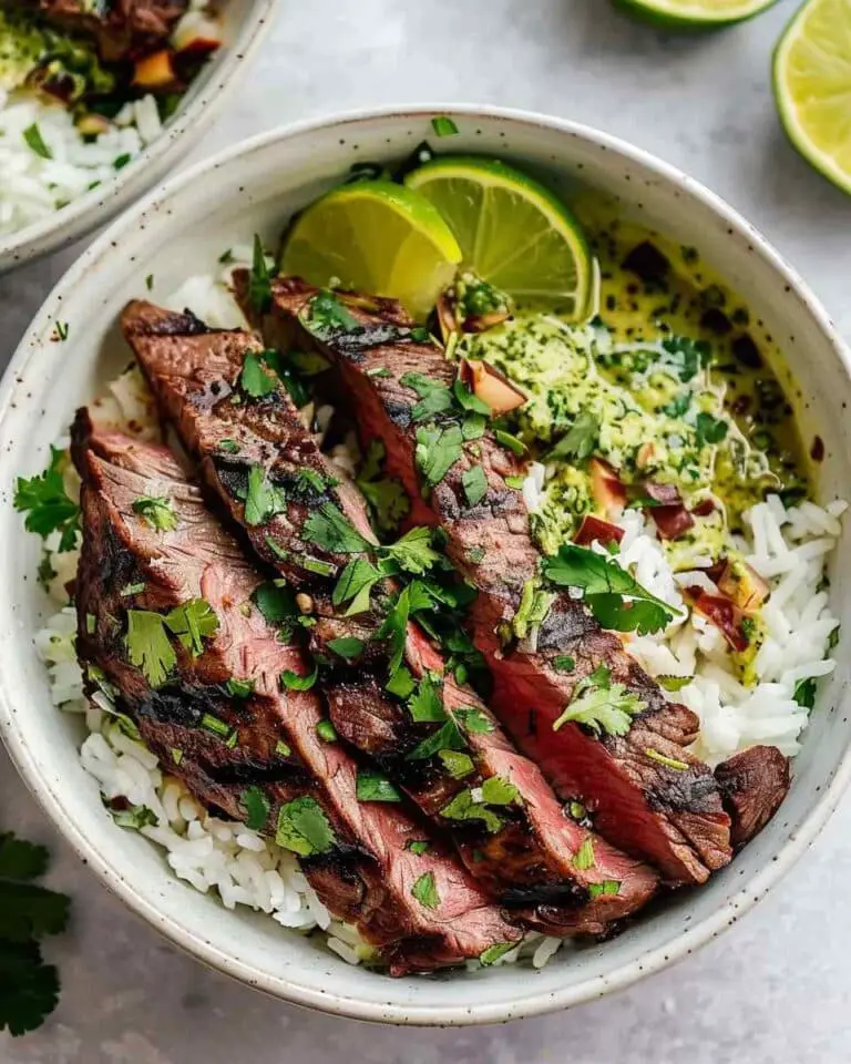 Cilantro Lime Steak Bowls