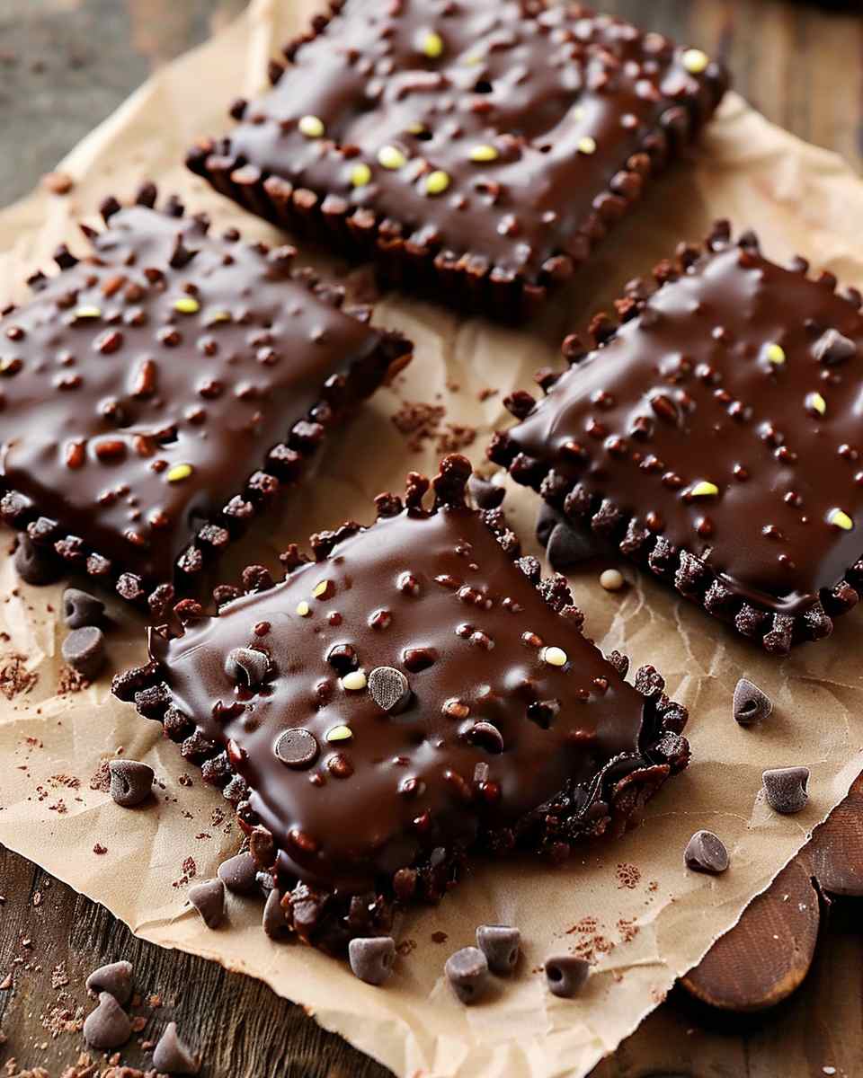 Fudge Chocolate Pastry Tarts