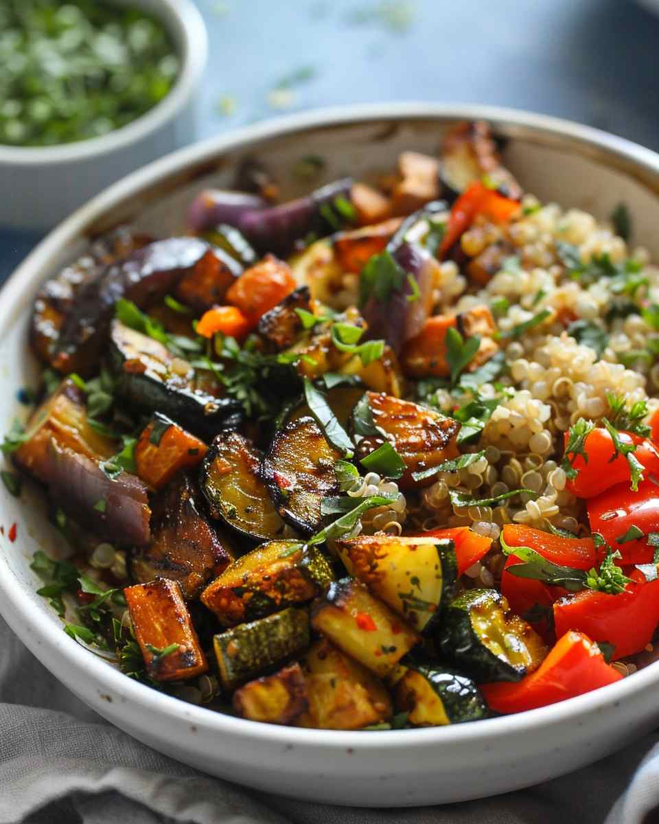 Roasted Vegetable Quinoa Bowl