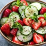 Cucumber Strawberry Salad
