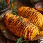 Roasted Hasselback Butternut Squash