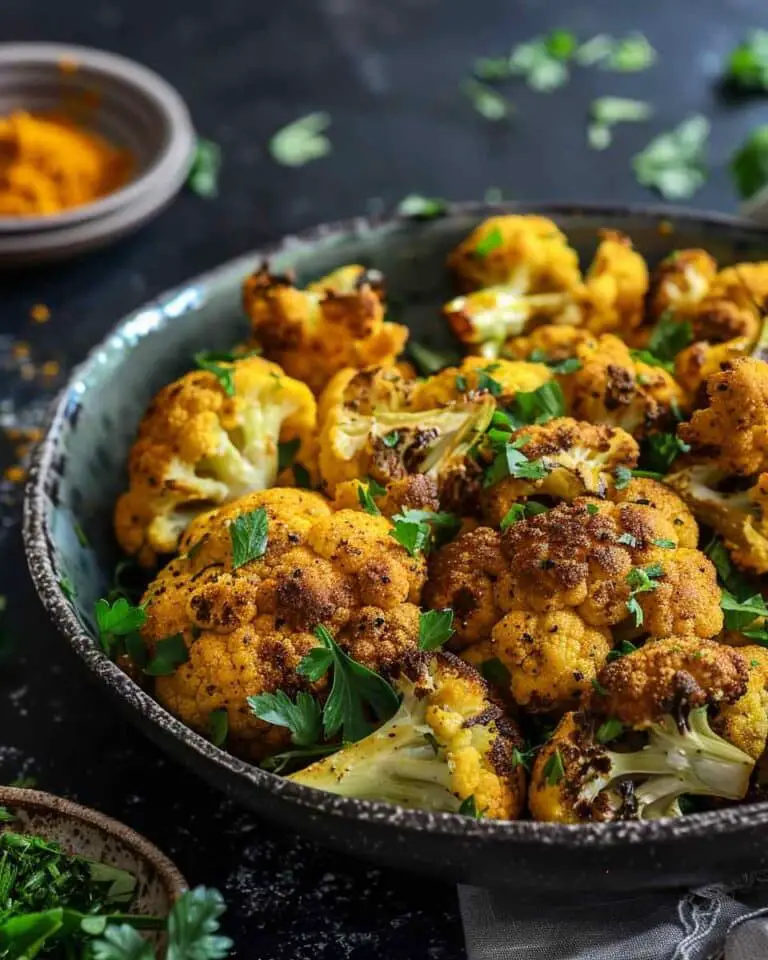 Turmeric Roasted Cauliflower
