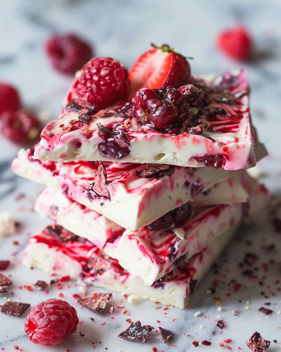 Berry Yogurt Bark