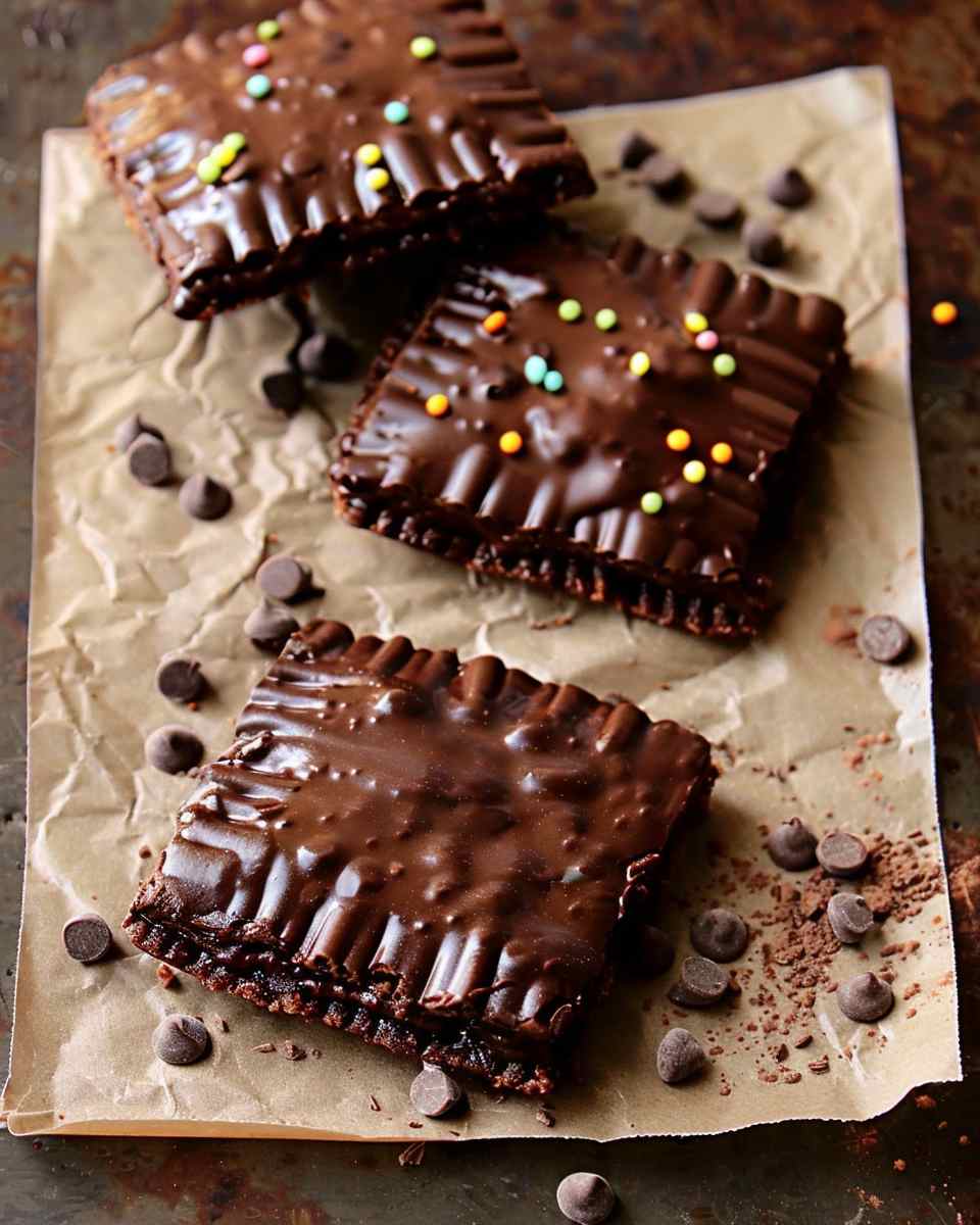 Fudge Chocolate Pastry Tarts
