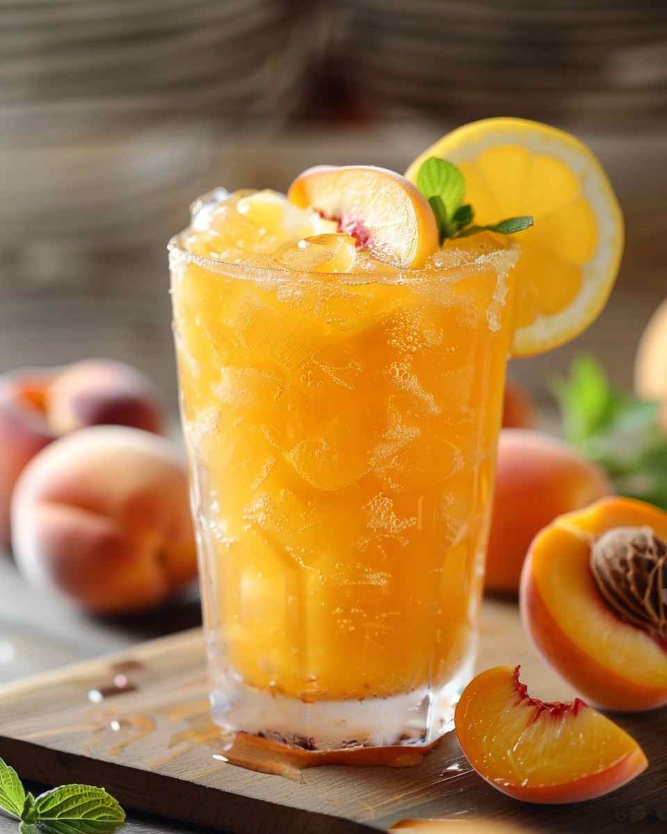 Peach Lemonade 4 Peach Lemonade