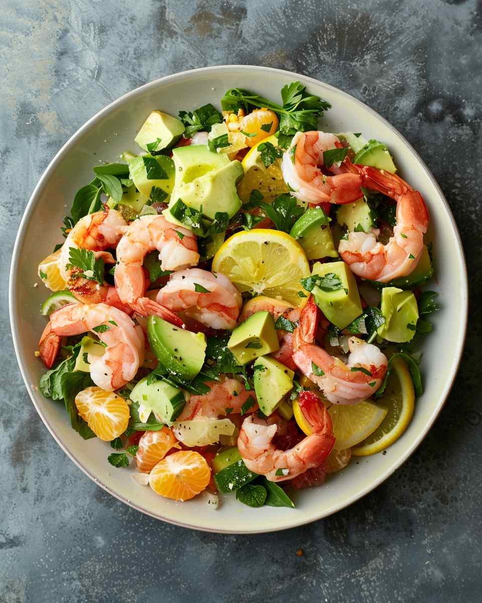 Citrus Shrimp and Avocado Salad