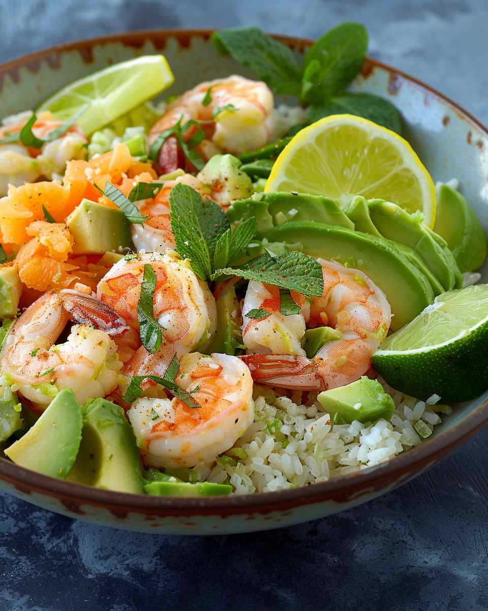 Citrus Shrimp and Avocado Salad