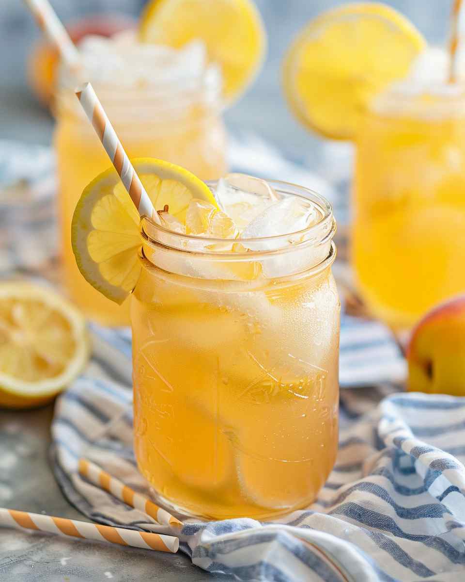 Peach Lemonade 5 Peach Lemonade