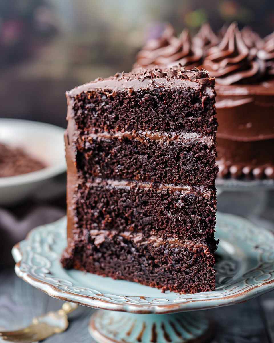 The BEST Moist Chocolate Cake