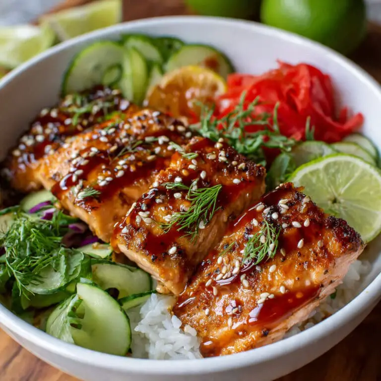 Teriyaki Salmon Sushi Bowl