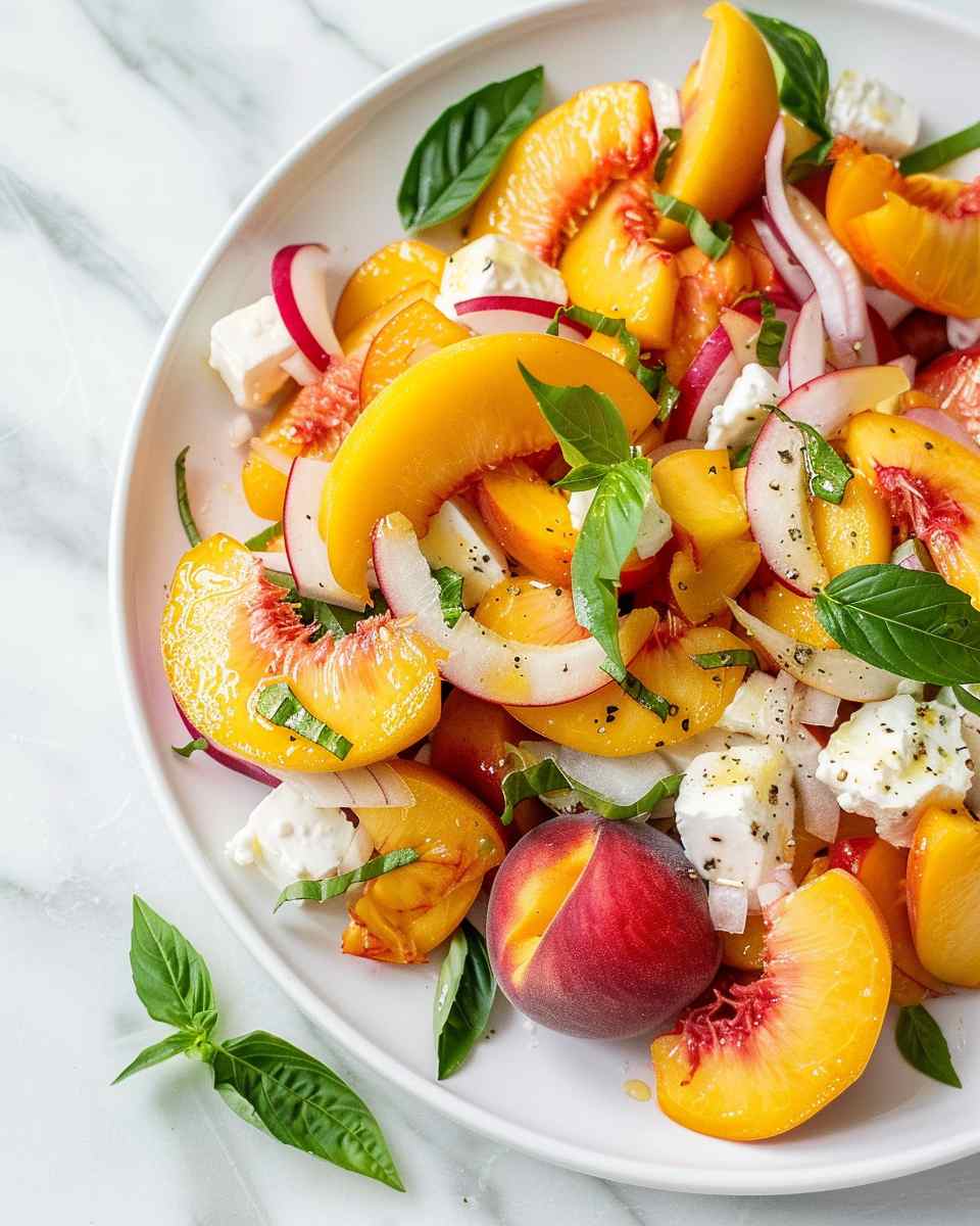 Easy Peach Salad