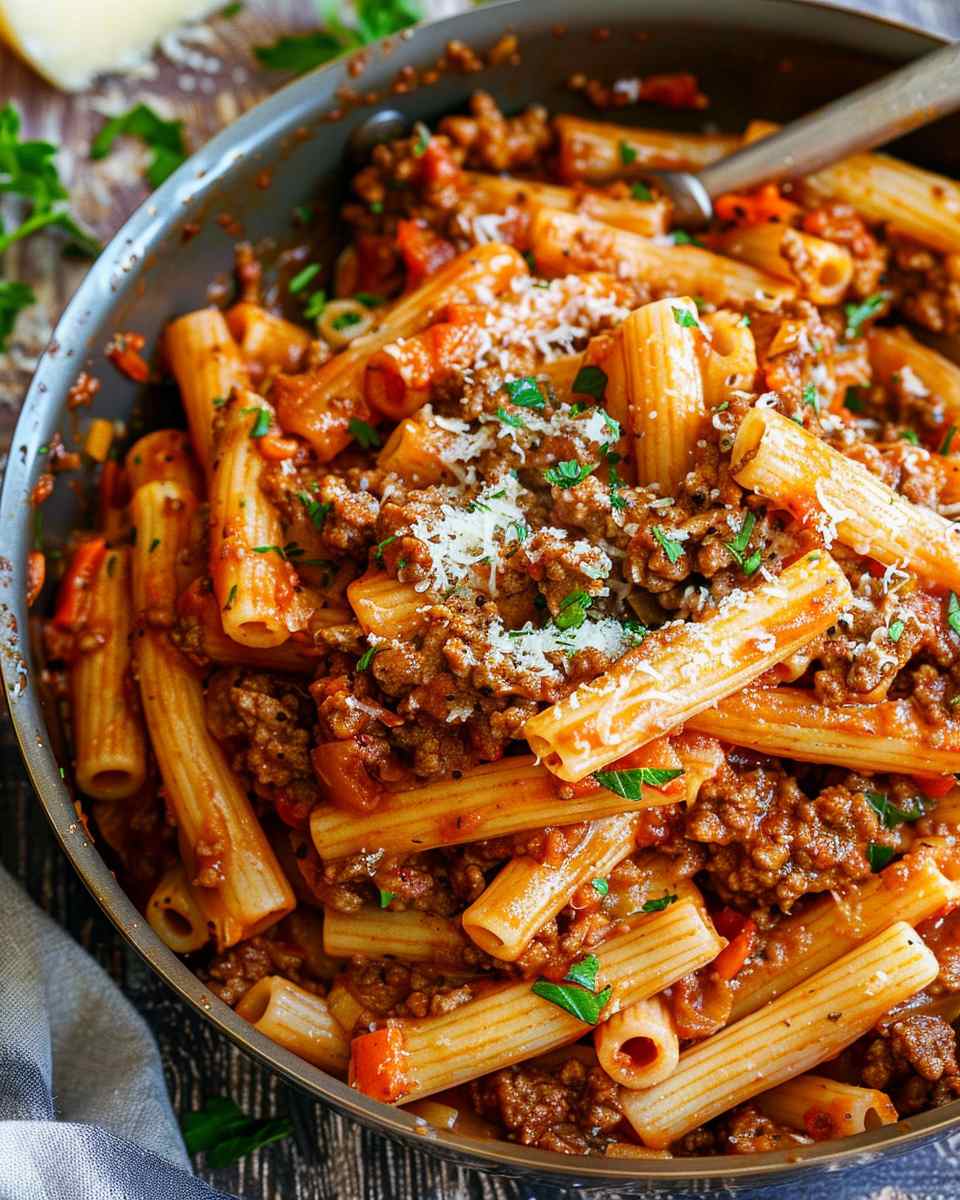 Beef Pasta Recipe in Tomato Sauce 5 Beef Pasta Recipe in Tomato Sauce