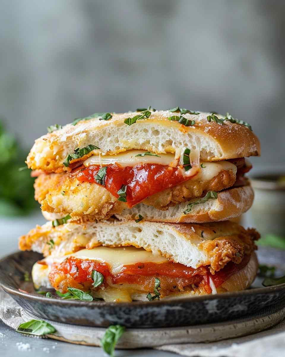 Crispy Chicken Parm Sandwich