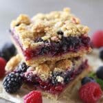 Healthy Berry Streusel Bars