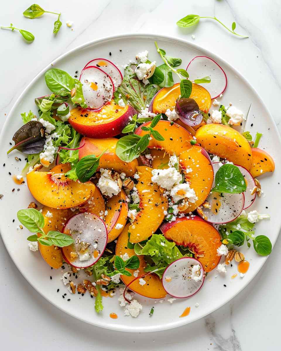 Easy Peach Salad