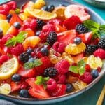 Fruit Salad with Citrus Honey Dressing