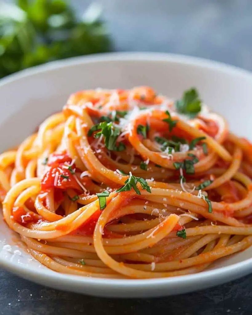 Creamy Pasta Pomodoro