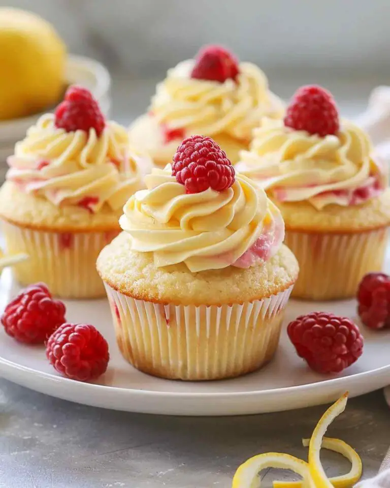 Raspberry Lemon Cupcakes