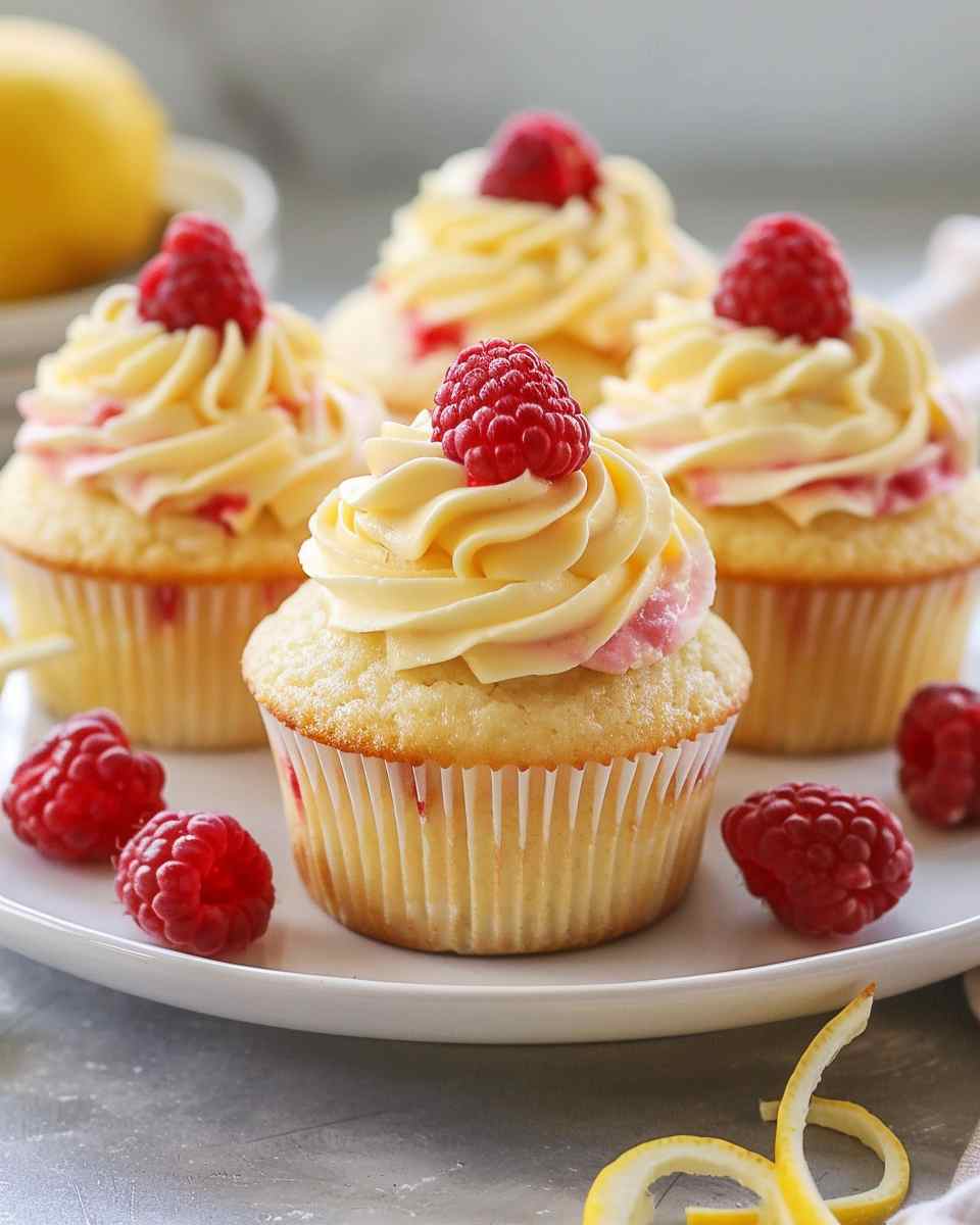 Raspberry Lemon Cupcakes