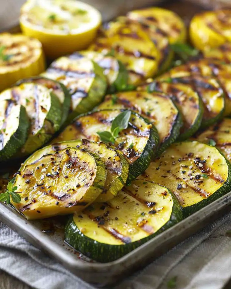 Grilled Zucchini and Yellow Squash