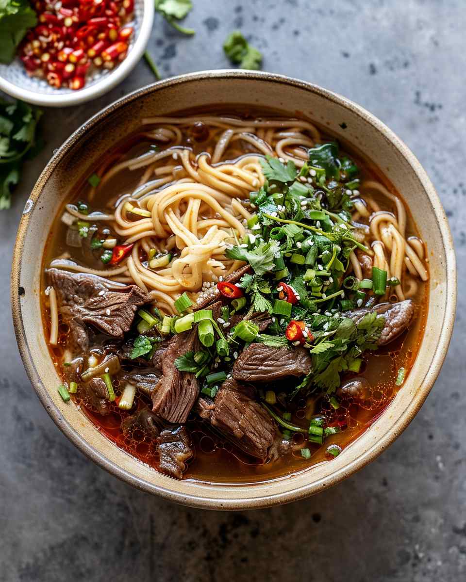 Taiwanese Beef Noodle Soup