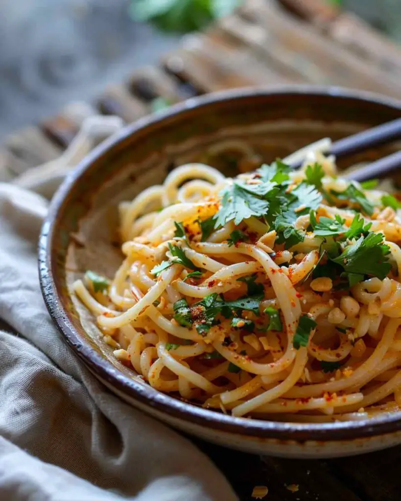 Quick Spicy Coconut Noodles