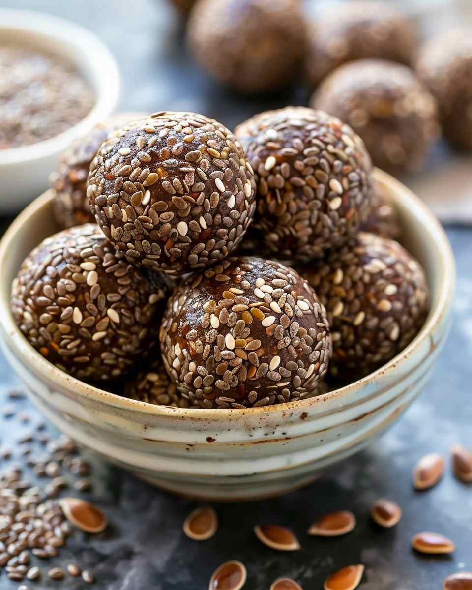 Flax Chia Seed Energy Bite