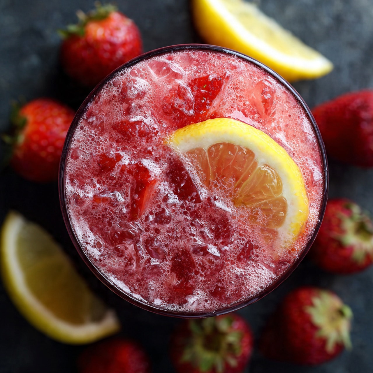 Strawberry Acai Lemonade Refresher