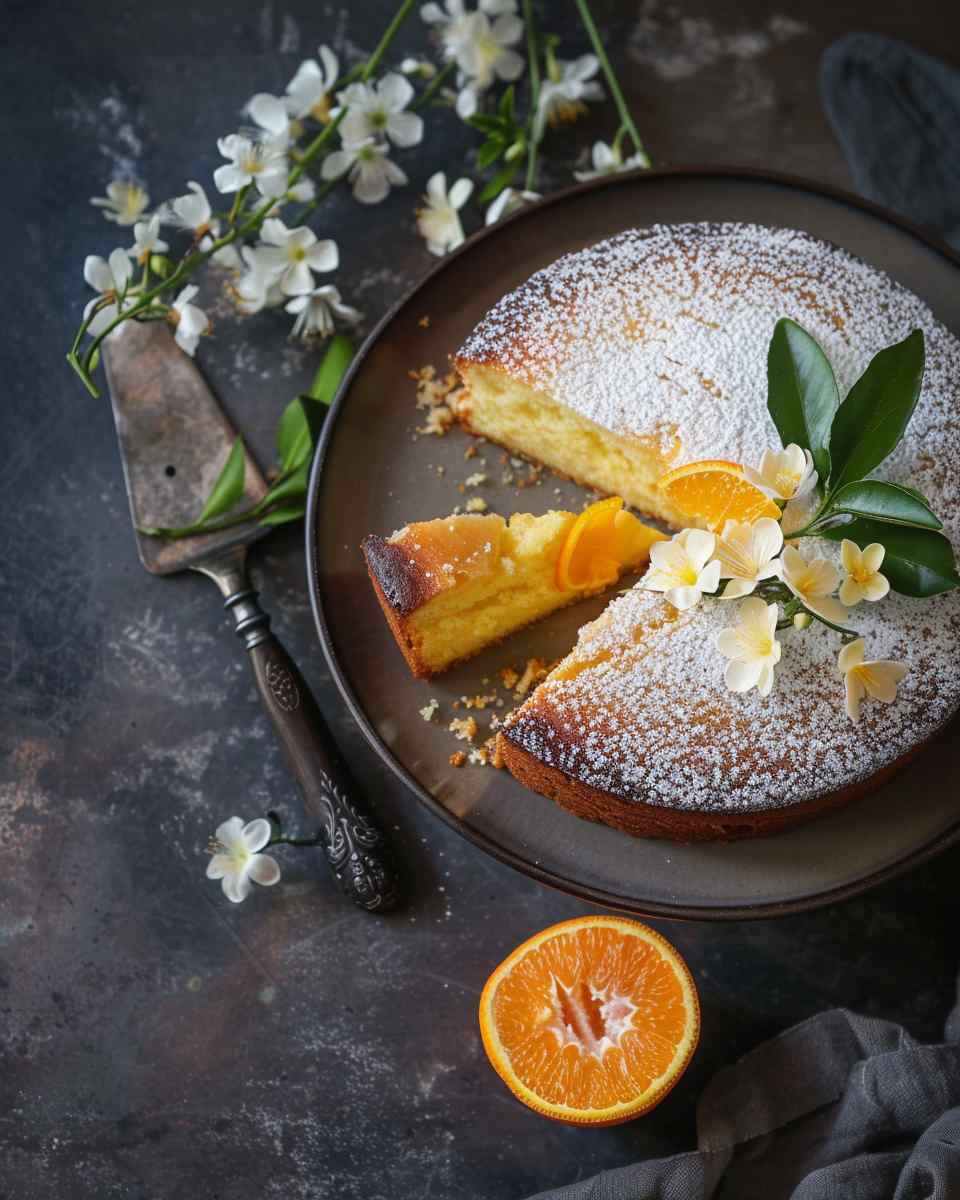 Orange Blossom & Yoghurt Cake