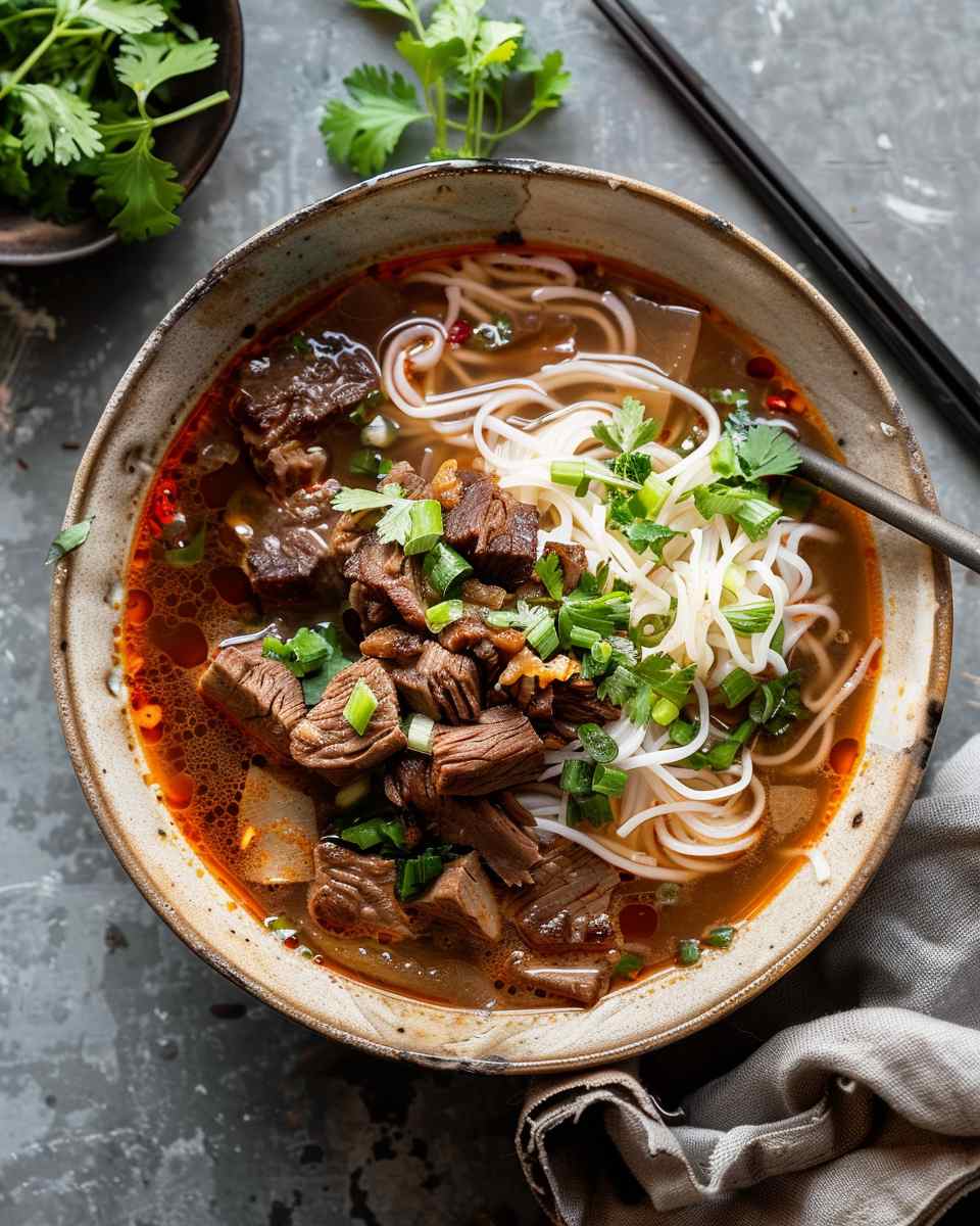 Taiwanese Beef Noodle Soup