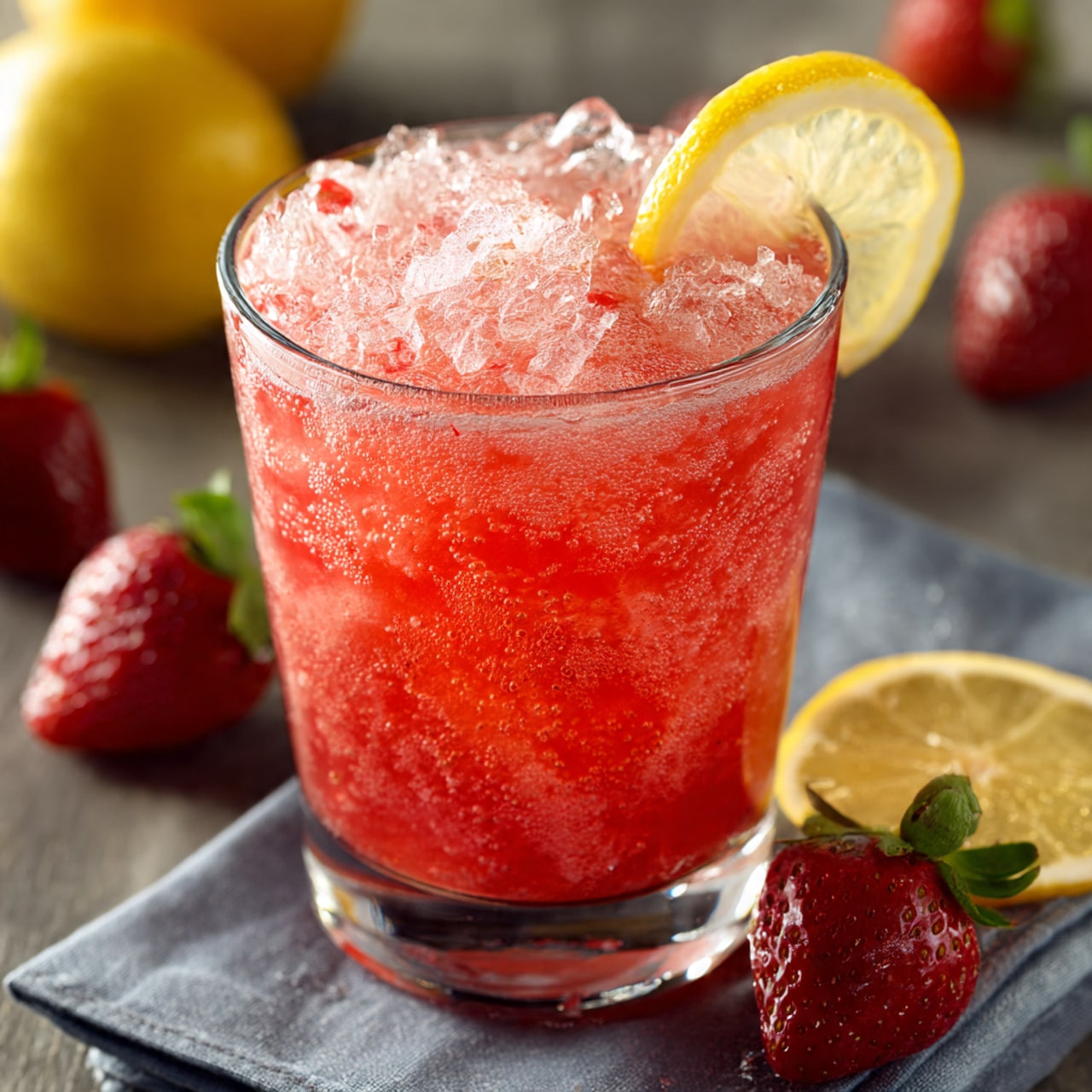 Strawberry Acai Lemonade Refresher