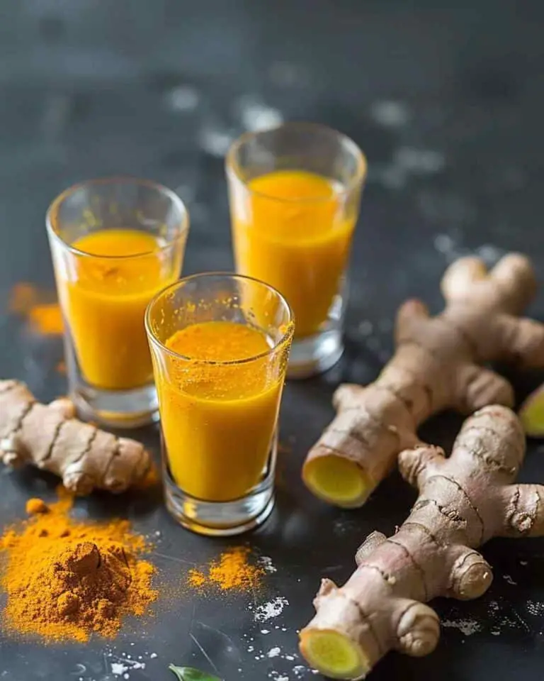 DIY Turmeric Ginger Shots