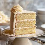 Vanilla Sheet Cake with Whipped Buttercream Frosting