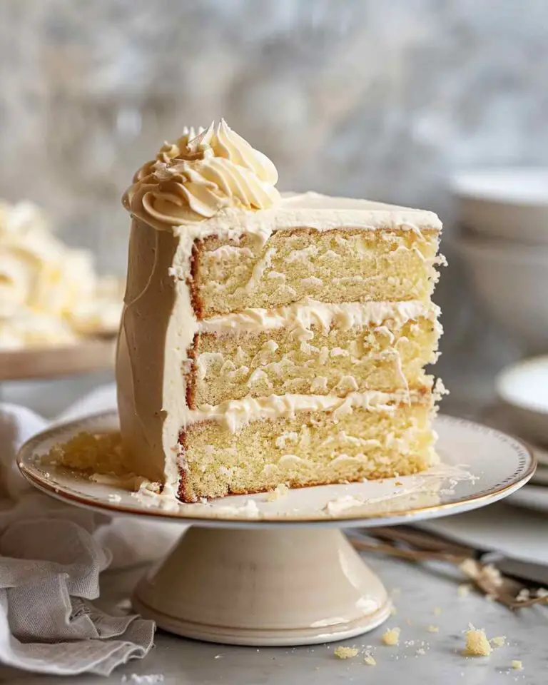Vanilla Sheet Cake with Whipped Buttercream Frosting