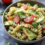 High Protein Vegan Avocado Pasta Salad