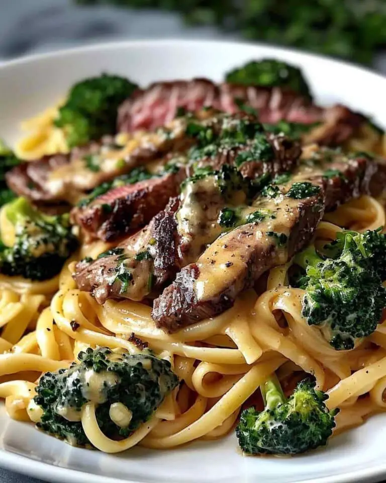 Cowboy Butter Steak & Broccoli Linguine