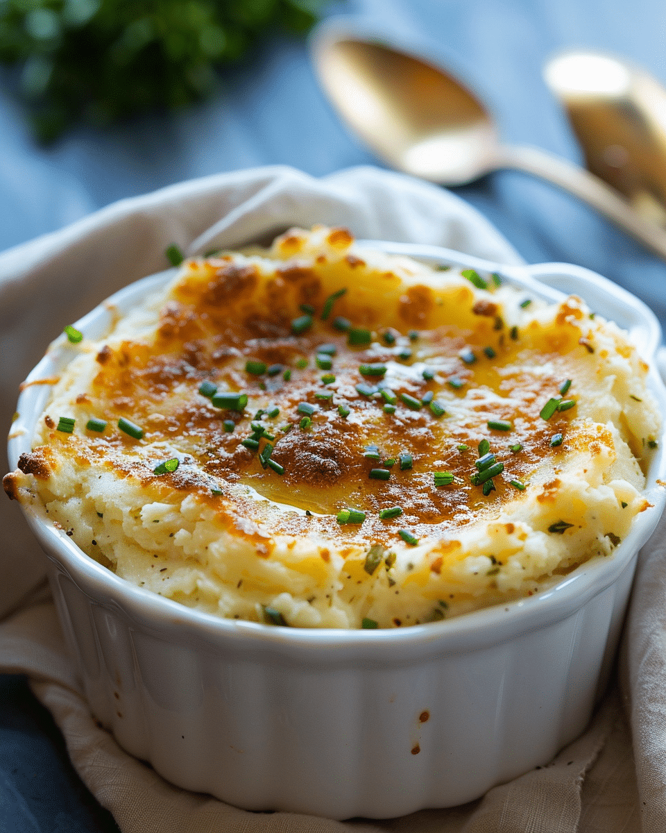 Smoked Gouda Cheesy Mashed Potatoes