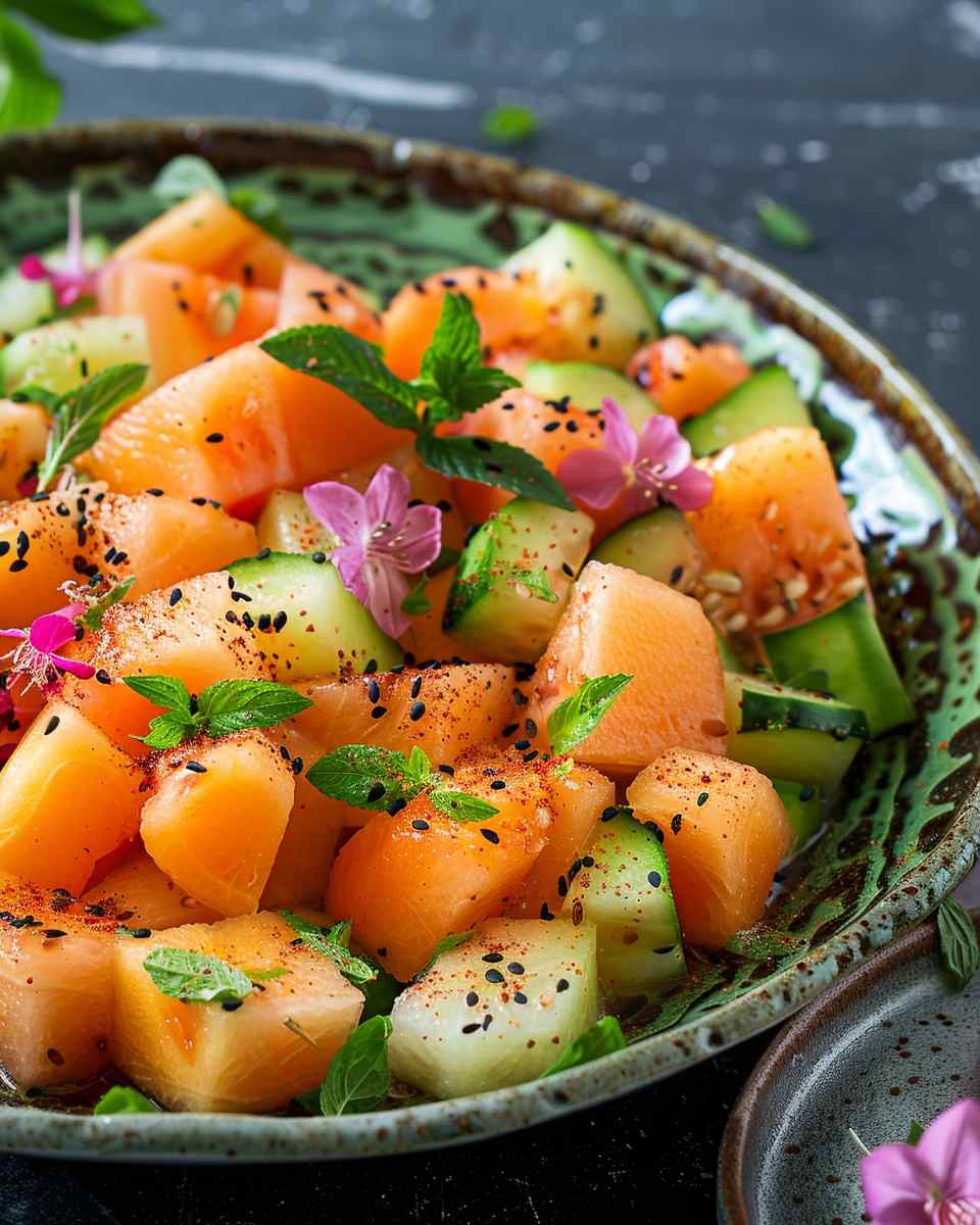Summer Melon Salad 5 Summer Melon Salad