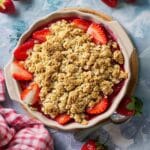 Summer Strawberry Crumble