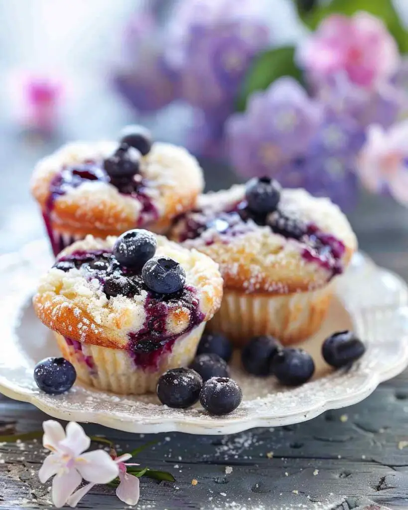 Blueberry Cheesecake Muffins