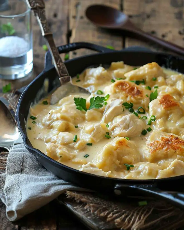 Skillet Chicken Dumplings