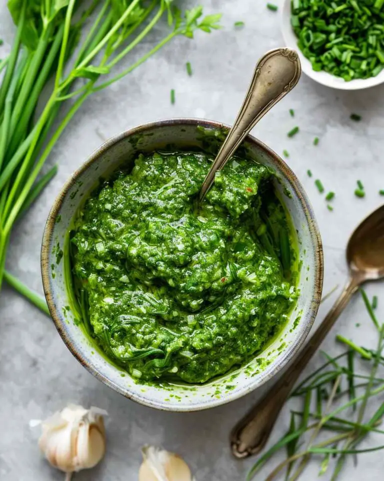 Garlic Scape Pesto