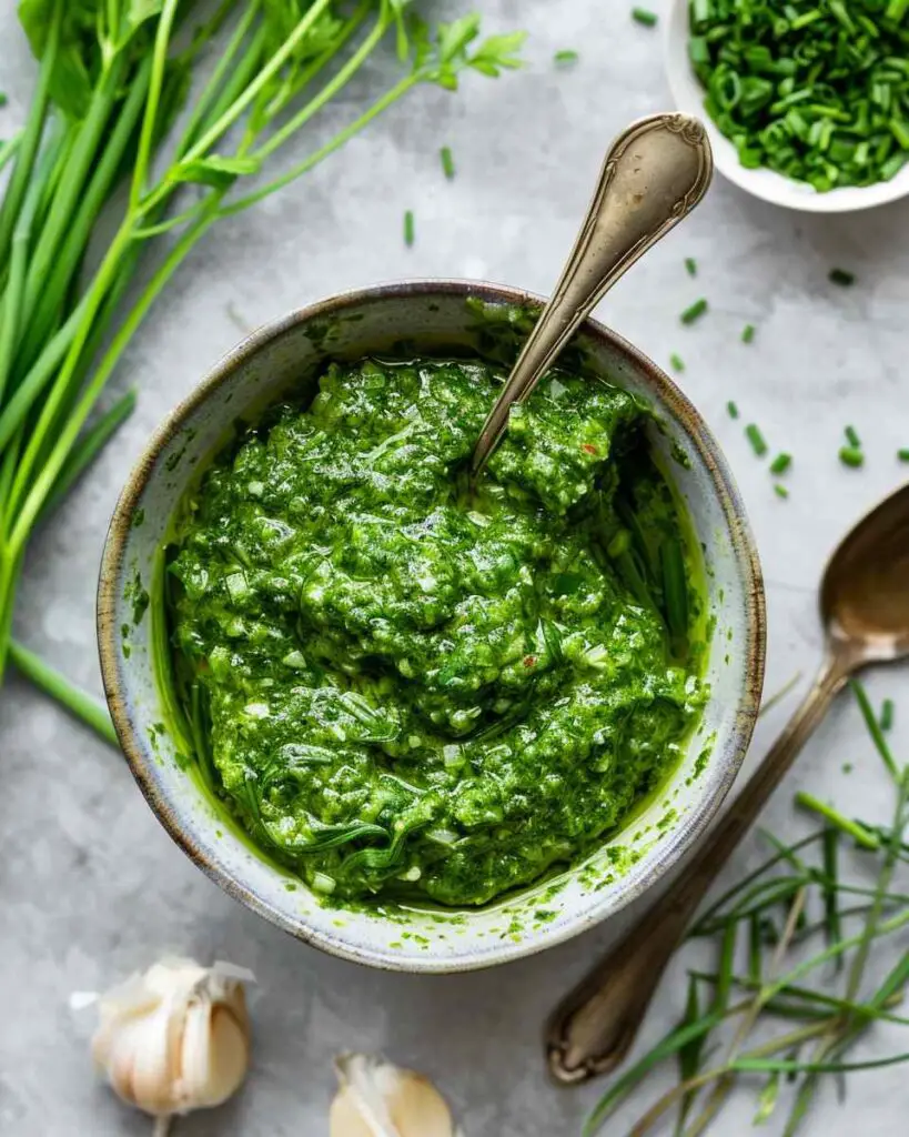 Garlic Scape Pesto