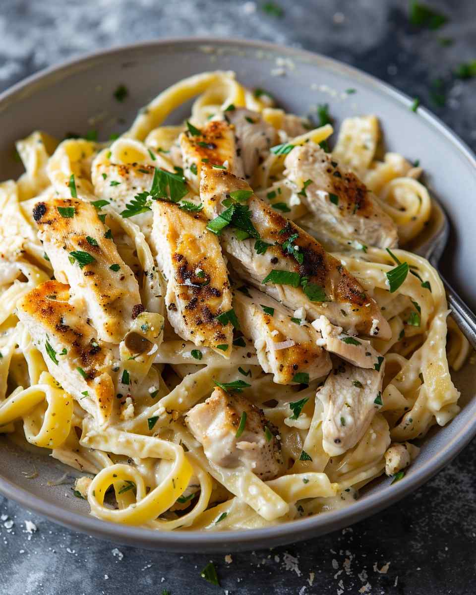 Creamy Chicken Feta Pasta