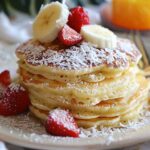 Sweet Coconut Cream Pancakes