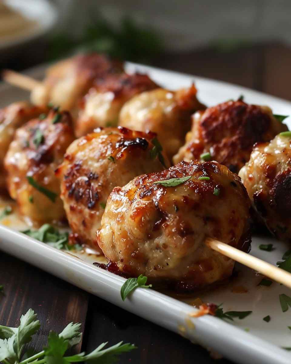 Chicken Cordon Bleu Meatballs