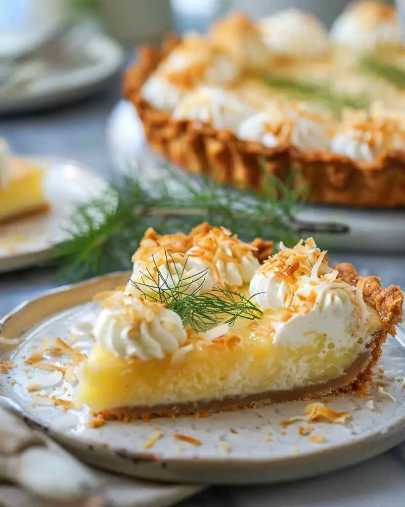 Fennel Coconut Tart