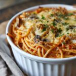 Baked Spaghetti with Cream of Mushroom Soup