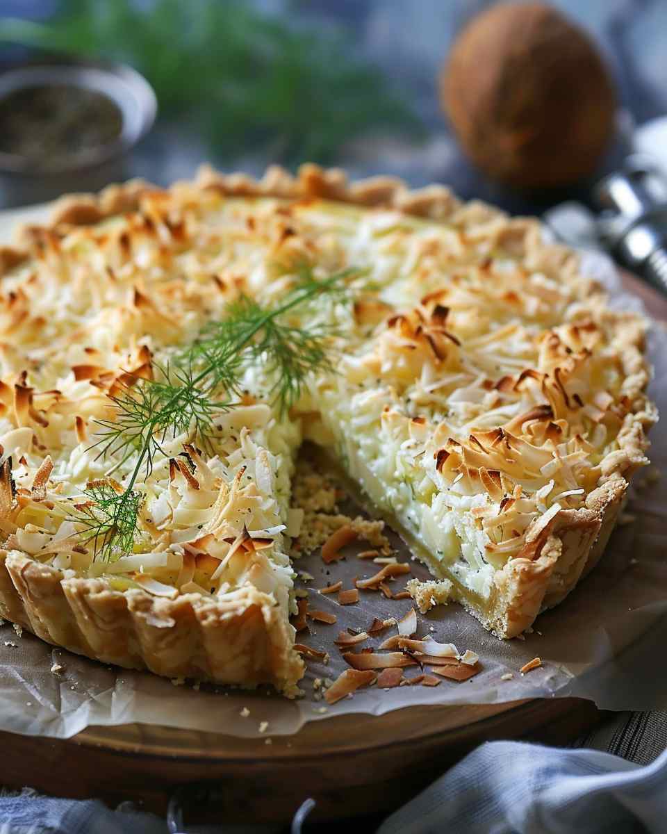 Fennel Coconut Tart